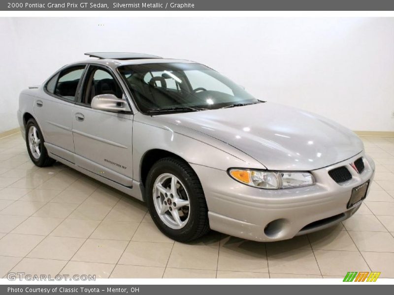 Silvermist Metallic / Graphite 2000 Pontiac Grand Prix GT Sedan