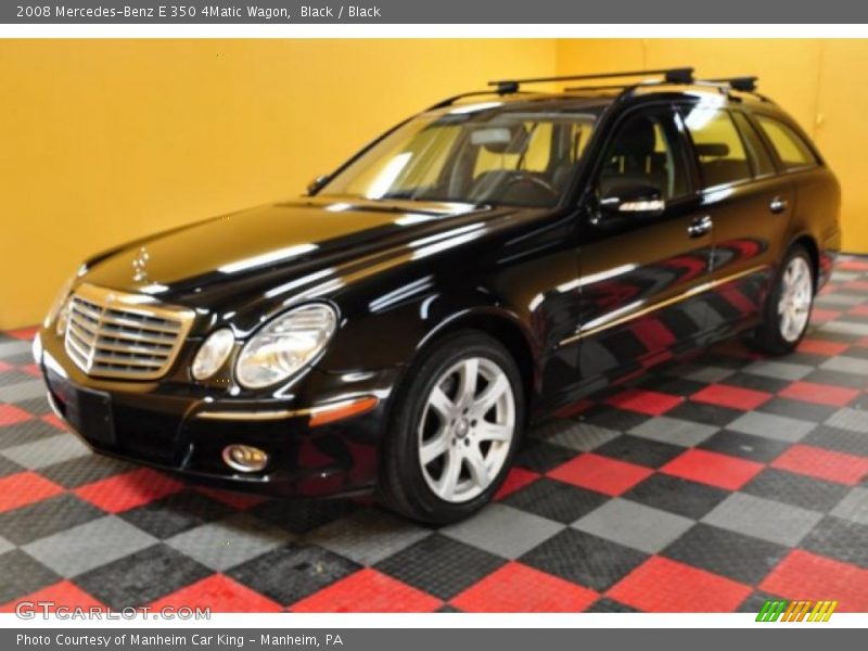 Black / Black 2008 Mercedes-Benz E 350 4Matic Wagon