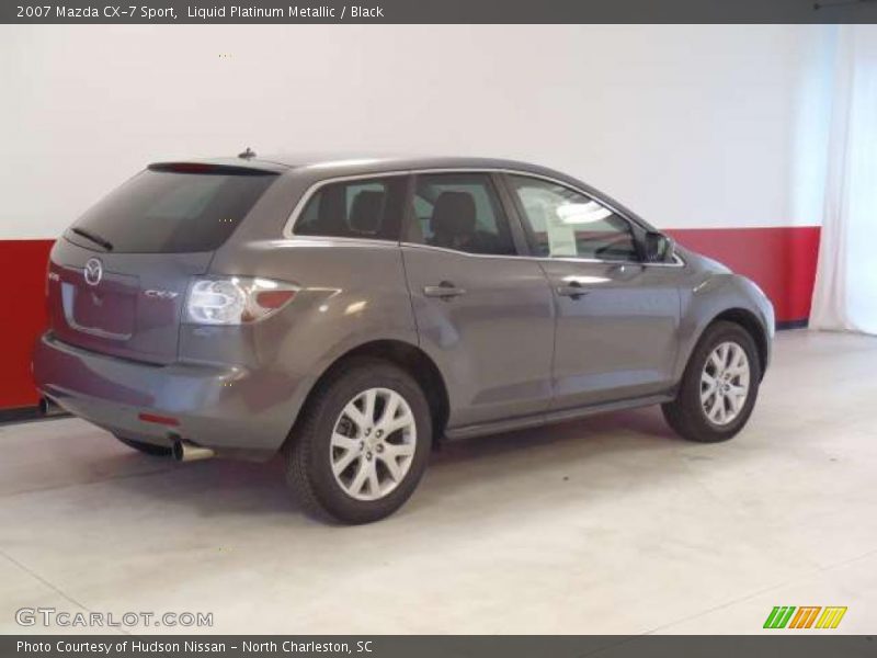 Liquid Platinum Metallic / Black 2007 Mazda CX-7 Sport