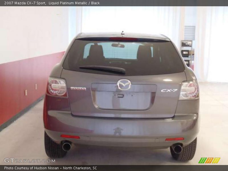 Liquid Platinum Metallic / Black 2007 Mazda CX-7 Sport