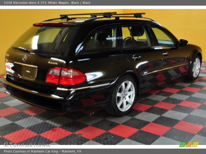 Black / Black 2008 Mercedes-Benz E 350 4Matic Wagon