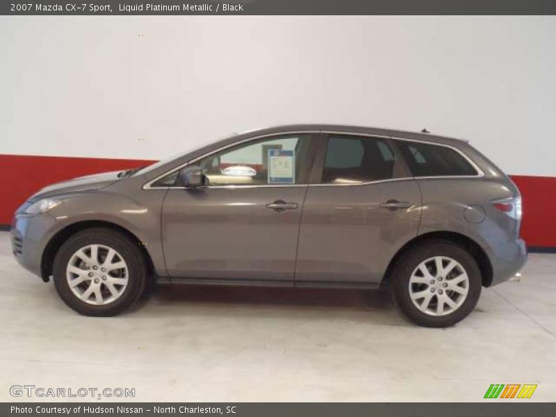 Liquid Platinum Metallic / Black 2007 Mazda CX-7 Sport