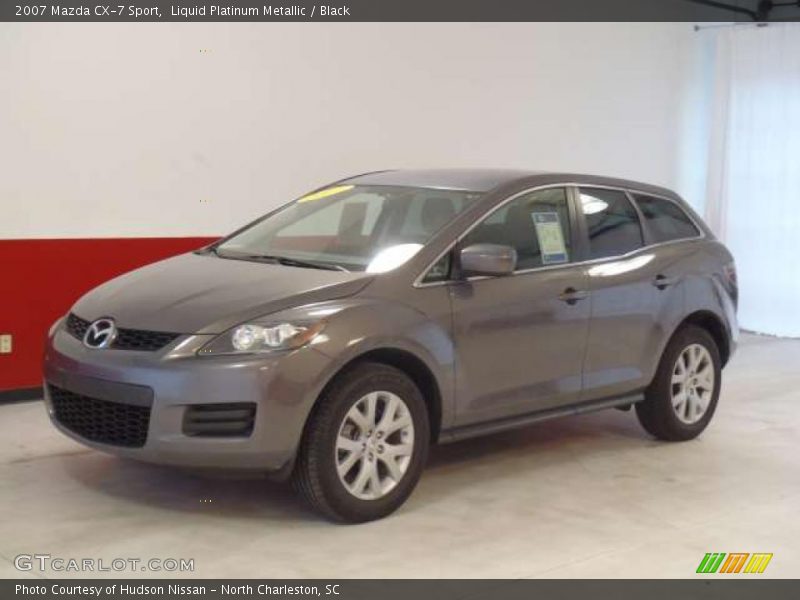 Liquid Platinum Metallic / Black 2007 Mazda CX-7 Sport