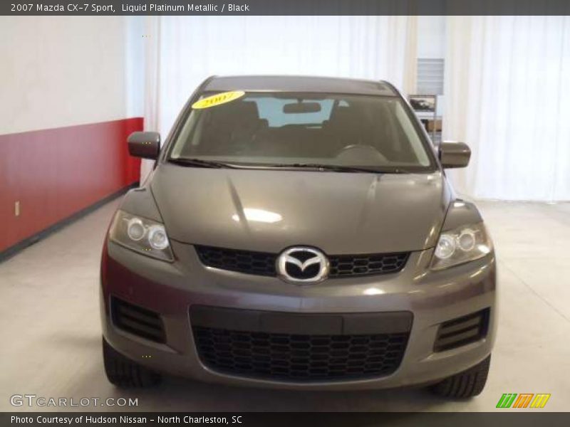 Liquid Platinum Metallic / Black 2007 Mazda CX-7 Sport