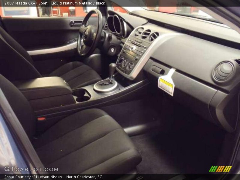 Liquid Platinum Metallic / Black 2007 Mazda CX-7 Sport