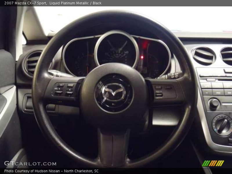 Liquid Platinum Metallic / Black 2007 Mazda CX-7 Sport