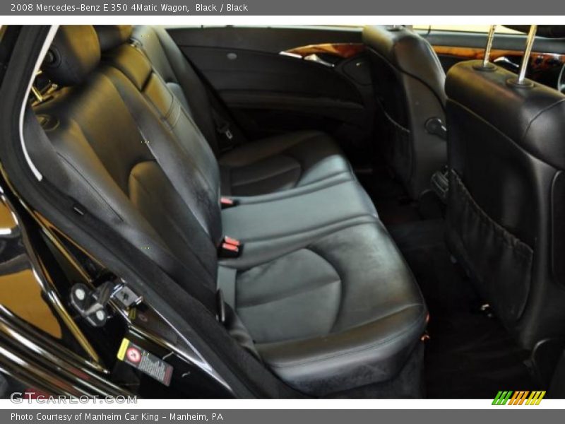 Black / Black 2008 Mercedes-Benz E 350 4Matic Wagon