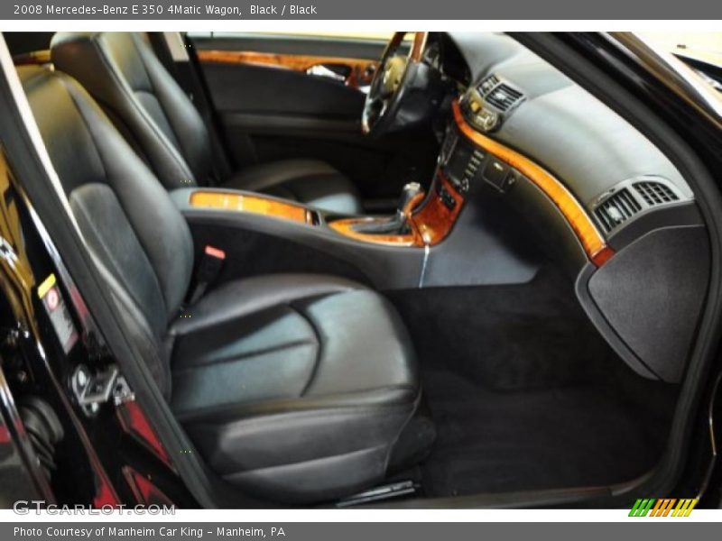 Black / Black 2008 Mercedes-Benz E 350 4Matic Wagon
