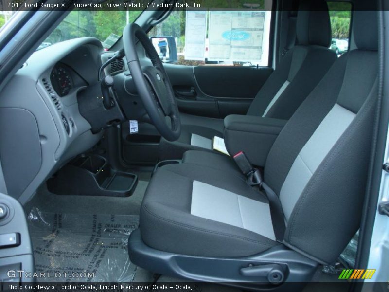  2011 Ranger XLT SuperCab Medium Dark Flint Interior