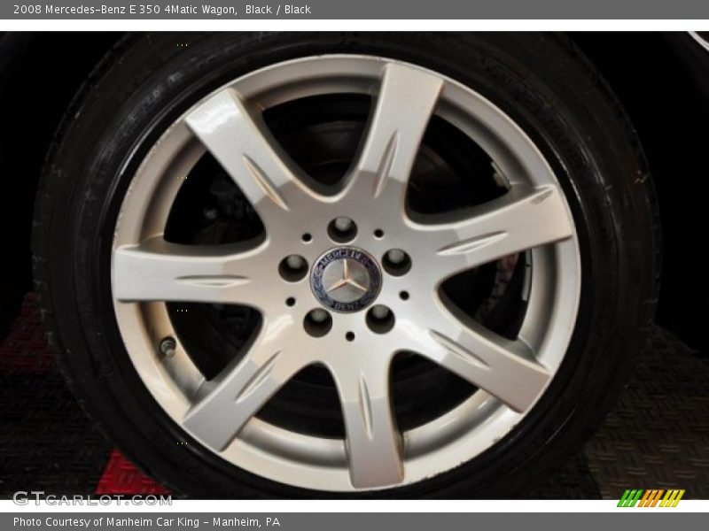 Black / Black 2008 Mercedes-Benz E 350 4Matic Wagon