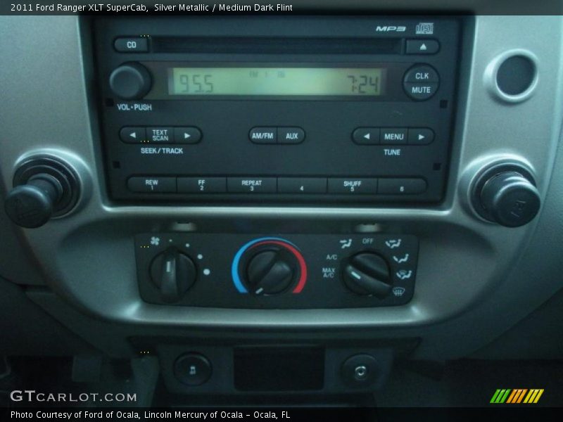 Controls of 2011 Ranger XLT SuperCab