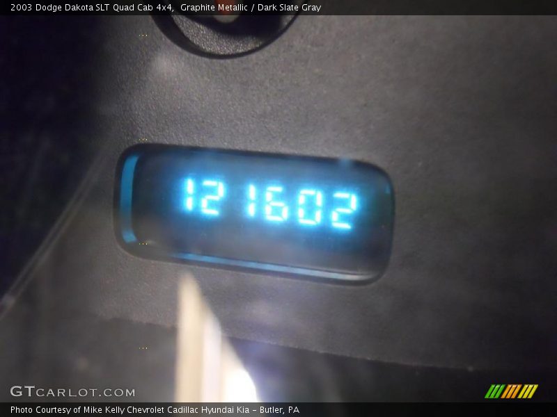 Graphite Metallic / Dark Slate Gray 2003 Dodge Dakota SLT Quad Cab 4x4