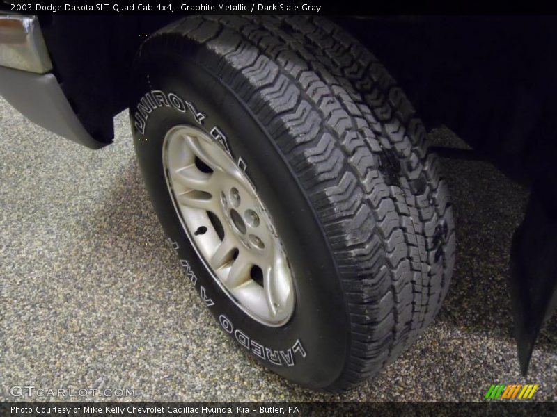 Graphite Metallic / Dark Slate Gray 2003 Dodge Dakota SLT Quad Cab 4x4
