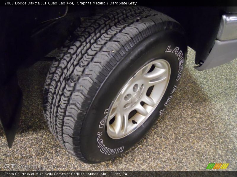 Graphite Metallic / Dark Slate Gray 2003 Dodge Dakota SLT Quad Cab 4x4