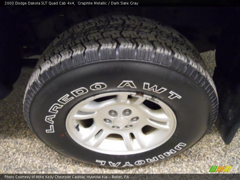 Graphite Metallic / Dark Slate Gray 2003 Dodge Dakota SLT Quad Cab 4x4