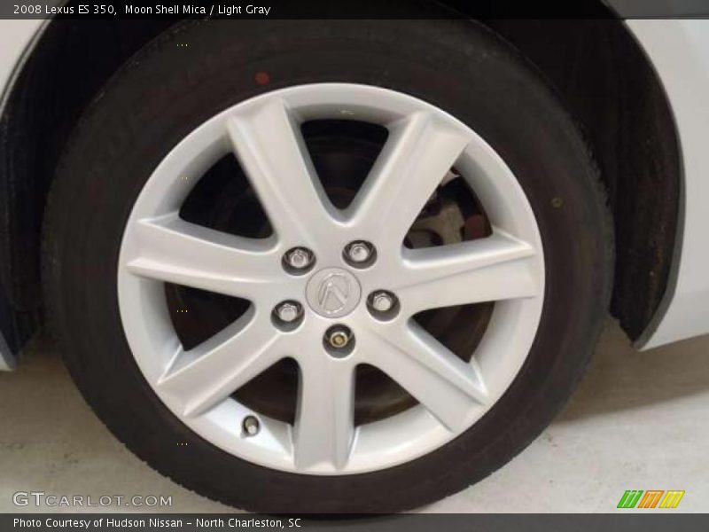 Moon Shell Mica / Light Gray 2008 Lexus ES 350