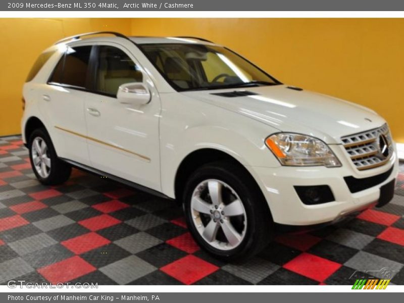 Arctic White / Cashmere 2009 Mercedes-Benz ML 350 4Matic