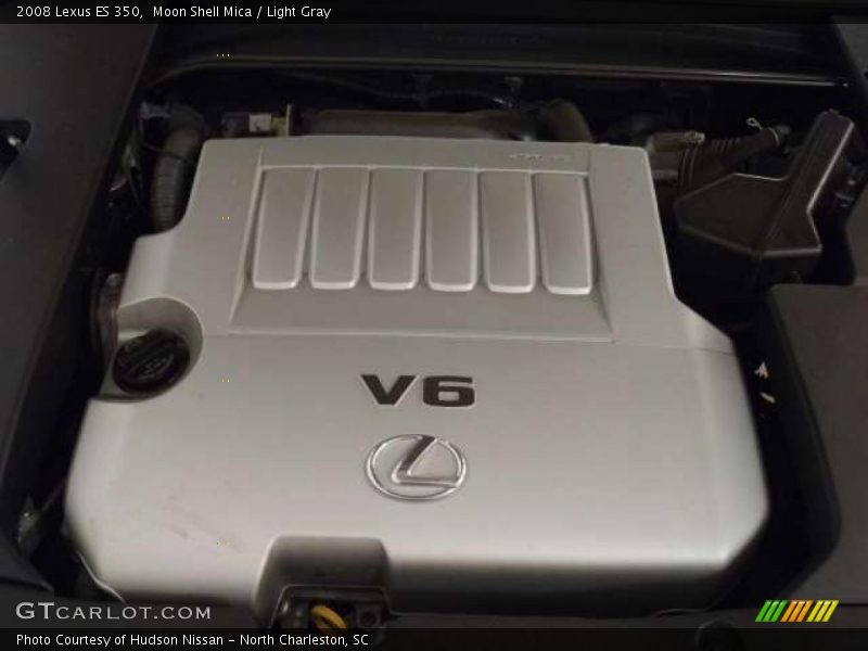 Moon Shell Mica / Light Gray 2008 Lexus ES 350