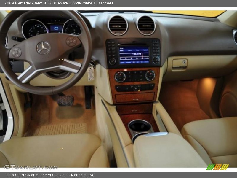 Arctic White / Cashmere 2009 Mercedes-Benz ML 350 4Matic