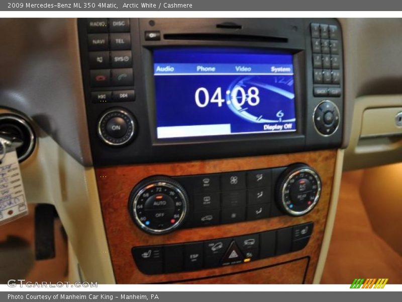 Arctic White / Cashmere 2009 Mercedes-Benz ML 350 4Matic