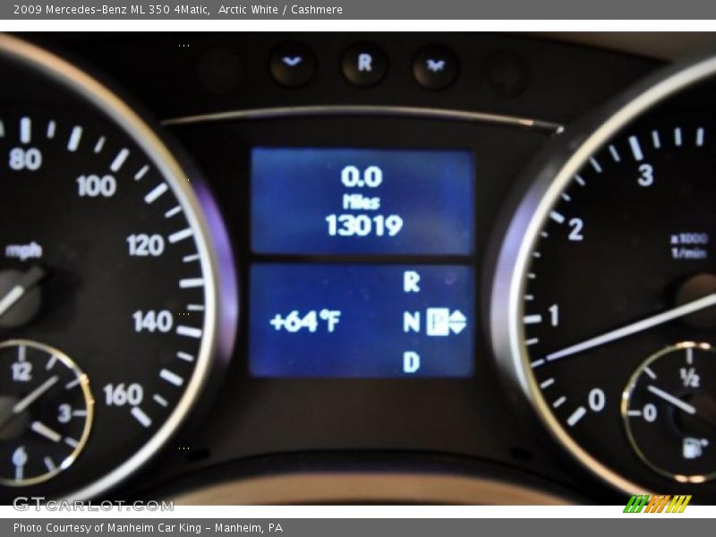 Arctic White / Cashmere 2009 Mercedes-Benz ML 350 4Matic
