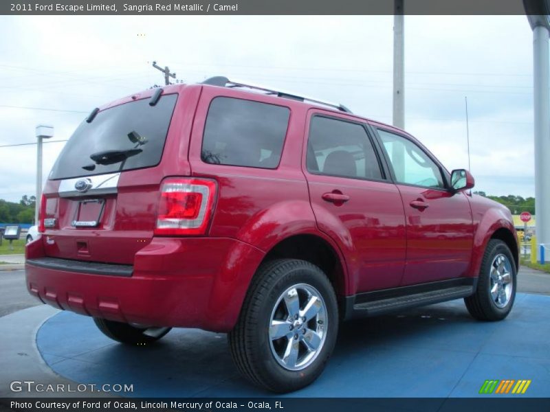  2011 Escape Limited Sangria Red Metallic