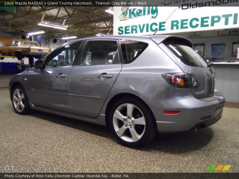 Titanium Gray Metallic / Black 2006 Mazda MAZDA3 s Grand Touring Hatchback