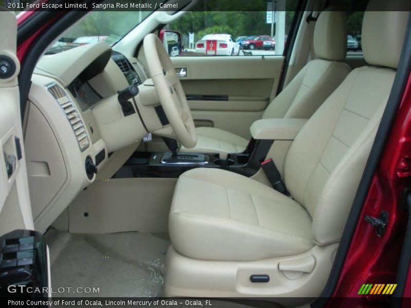  2011 Escape Limited Camel Interior