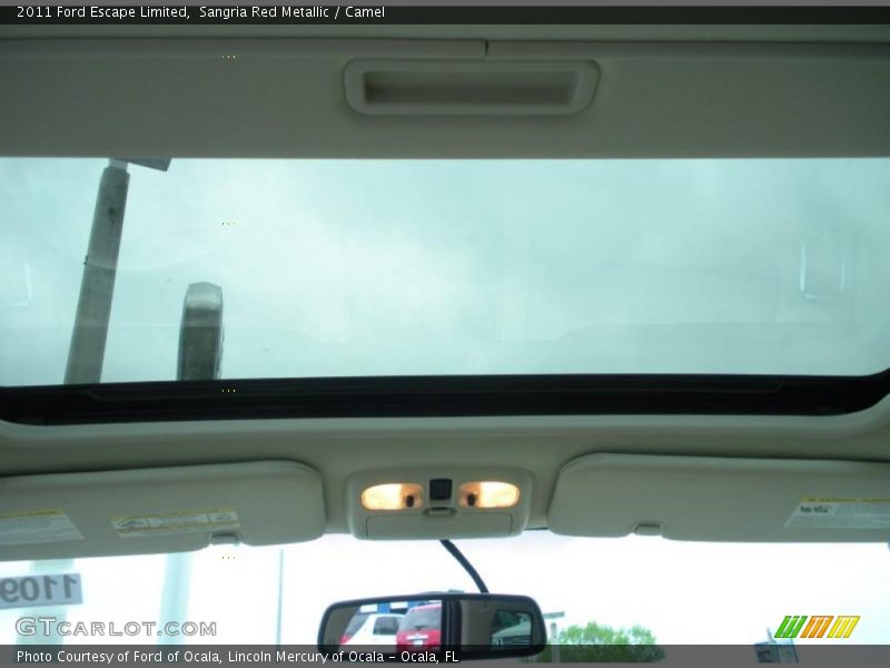 Sangria Red Metallic / Camel 2011 Ford Escape Limited