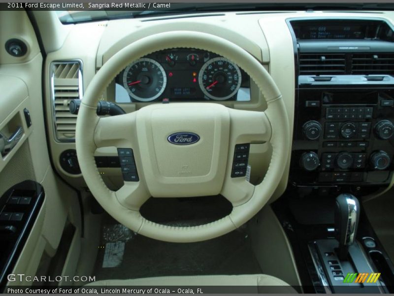 Dashboard of 2011 Escape Limited