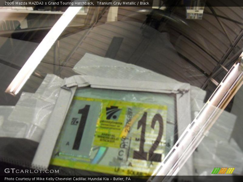 Titanium Gray Metallic / Black 2006 Mazda MAZDA3 s Grand Touring Hatchback