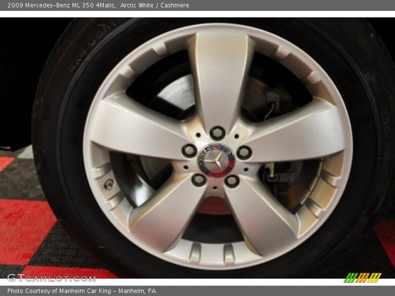 Arctic White / Cashmere 2009 Mercedes-Benz ML 350 4Matic