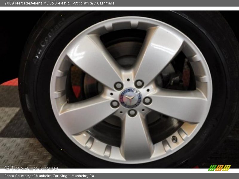 Arctic White / Cashmere 2009 Mercedes-Benz ML 350 4Matic