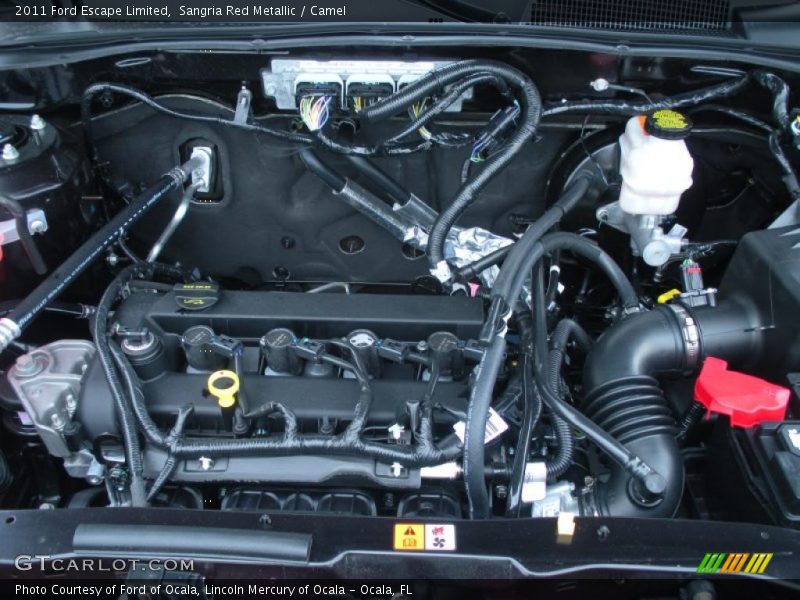  2011 Escape Limited Engine - 2.5 Liter DOHC 16-Valve Duratec 4 Cylinder