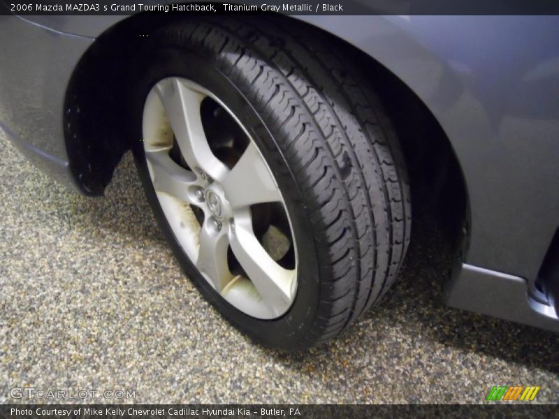 Titanium Gray Metallic / Black 2006 Mazda MAZDA3 s Grand Touring Hatchback