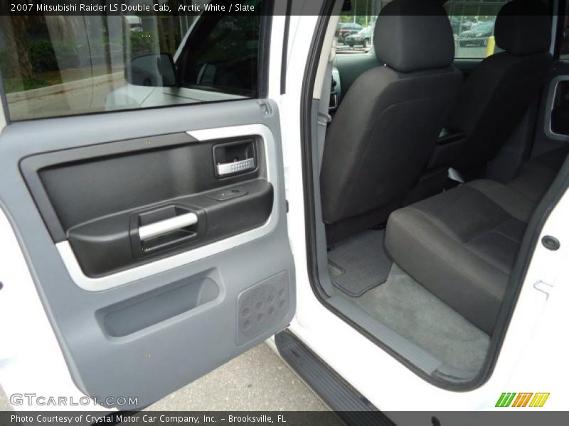 Arctic White / Slate 2007 Mitsubishi Raider LS Double Cab