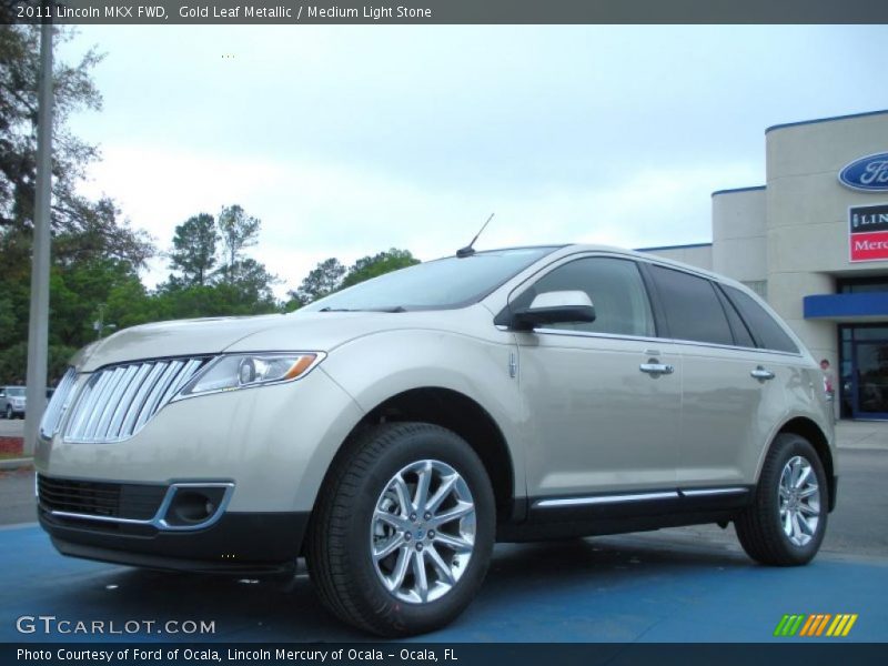 Gold Leaf Metallic / Medium Light Stone 2011 Lincoln MKX FWD