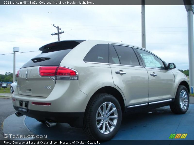 Gold Leaf Metallic / Medium Light Stone 2011 Lincoln MKX FWD