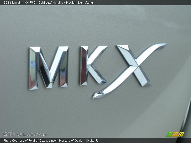 Gold Leaf Metallic / Medium Light Stone 2011 Lincoln MKX FWD