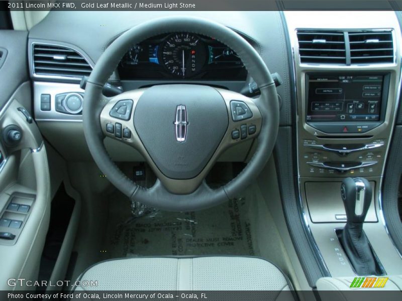 Gold Leaf Metallic / Medium Light Stone 2011 Lincoln MKX FWD