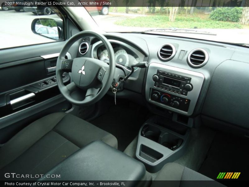 Arctic White / Slate 2007 Mitsubishi Raider LS Double Cab