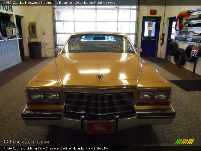 Gold Nugget Metallic / Ivory 1982 Cadillac Fleetwood Brougham d'Elegance