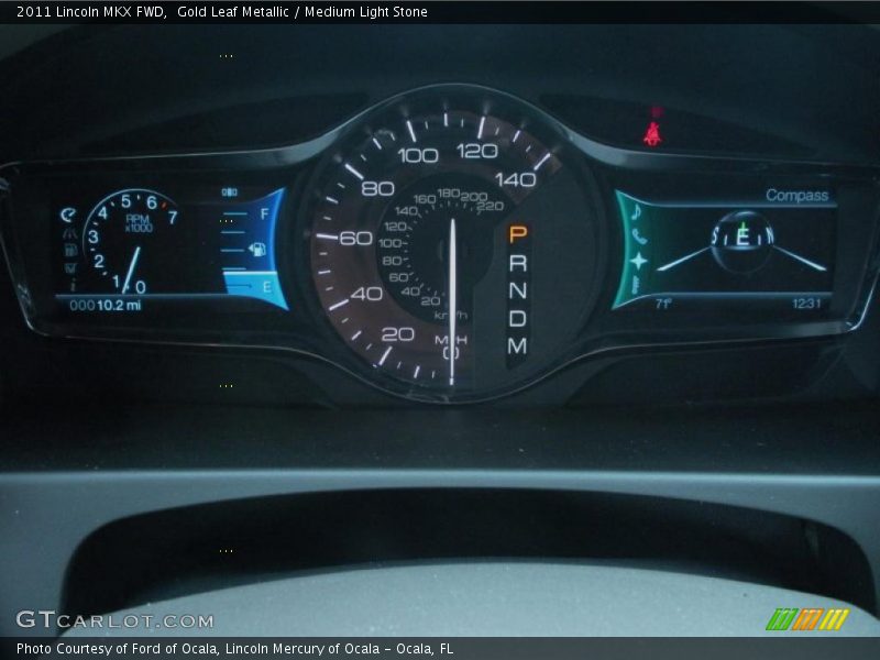 Gold Leaf Metallic / Medium Light Stone 2011 Lincoln MKX FWD