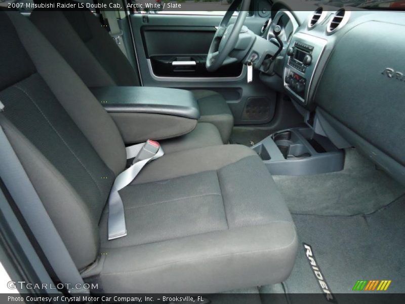 Arctic White / Slate 2007 Mitsubishi Raider LS Double Cab