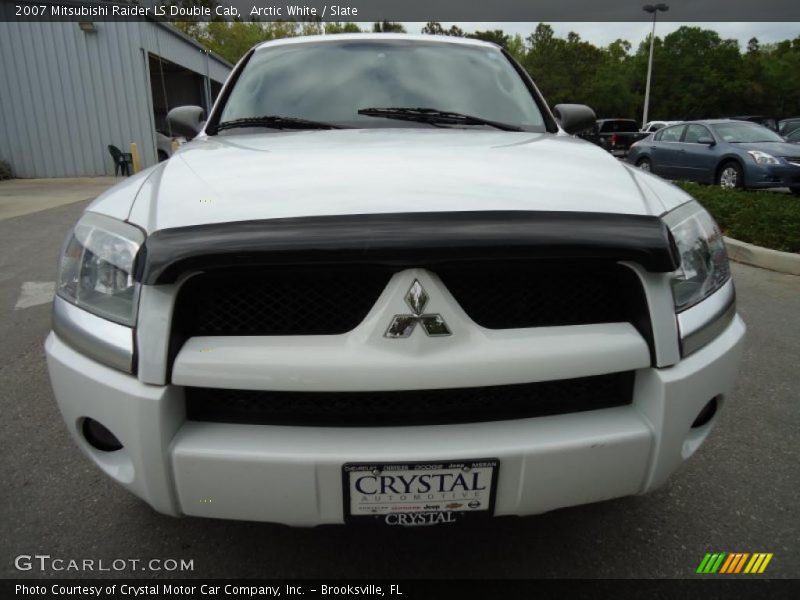 Arctic White / Slate 2007 Mitsubishi Raider LS Double Cab