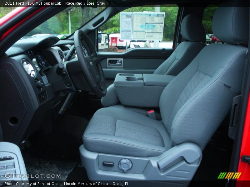  2011 F150 XLT SuperCab Steel Gray Interior