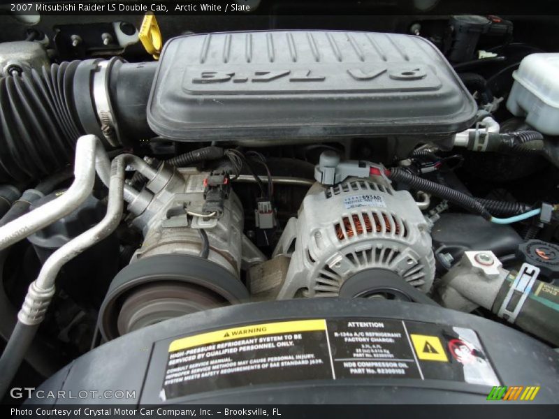 Arctic White / Slate 2007 Mitsubishi Raider LS Double Cab