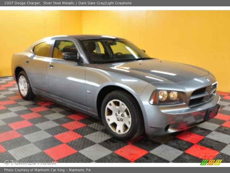 Silver Steel Metallic / Dark Slate Gray/Light Graystone 2007 Dodge Charger