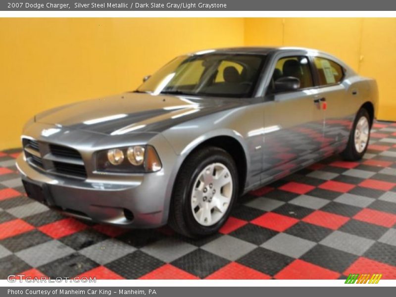 Silver Steel Metallic / Dark Slate Gray/Light Graystone 2007 Dodge Charger