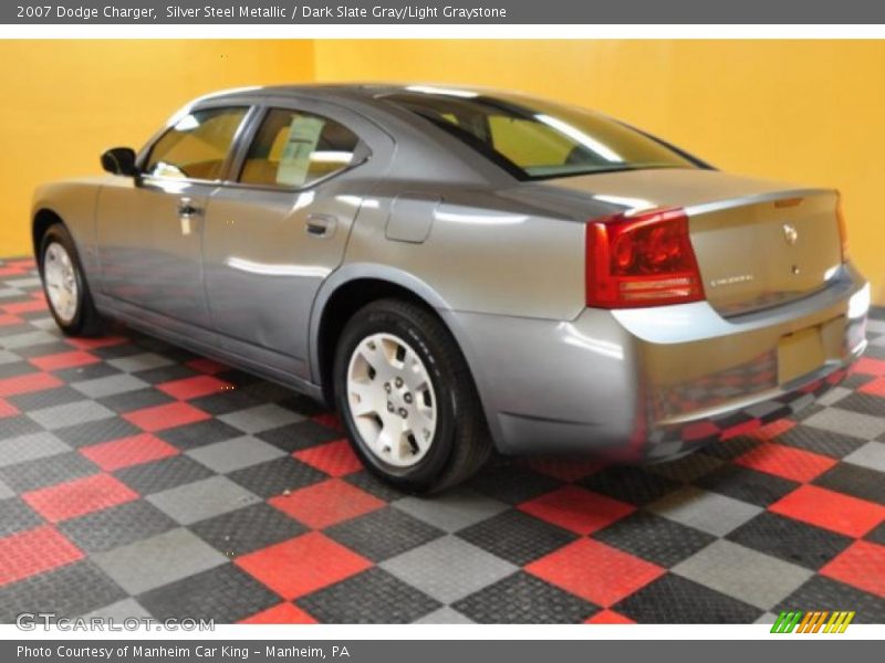 Silver Steel Metallic / Dark Slate Gray/Light Graystone 2007 Dodge Charger